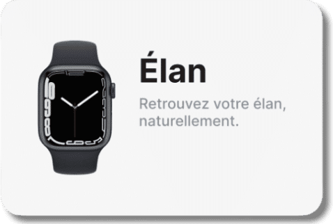 Bracelet connect&eacute; &Eacute;lan de Harmony avec design &eacute;l&eacute;gant et message orient&eacute; bien-&ecirc;tre et performance