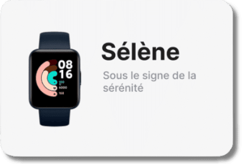 Bracelet connect&eacute; S&eacute;l&egrave;ne de Harmony avec interface de suivi du bien-&ecirc;tre et du sommeil